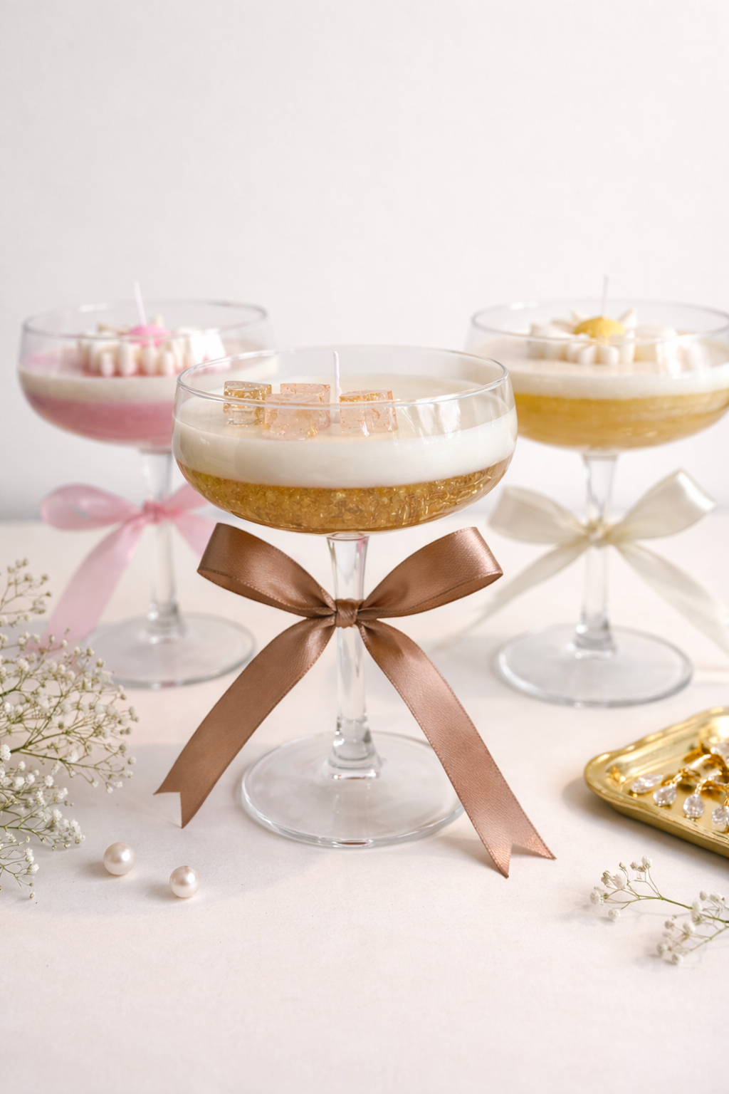 The Celebration Coupe Candle