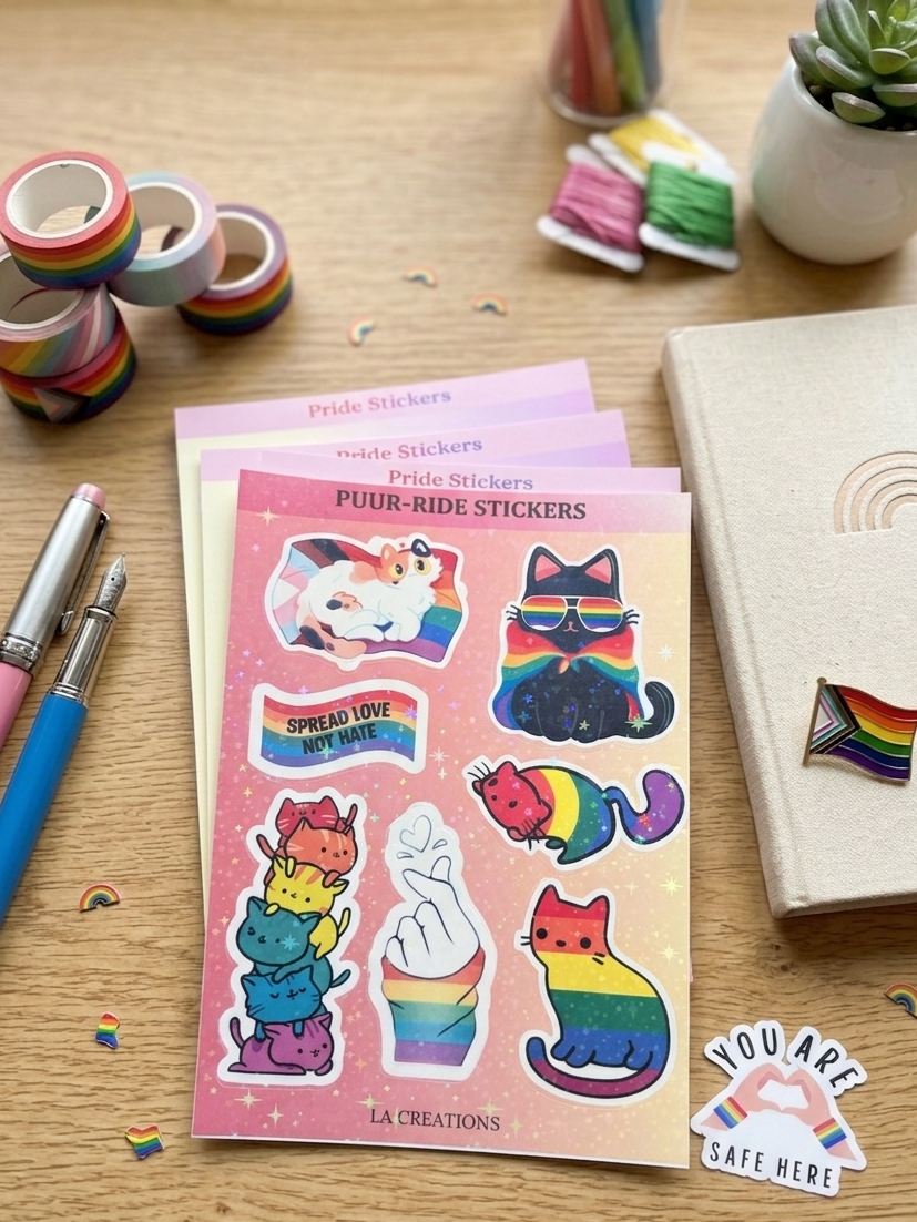 LGBTQ+ Sticker Sheet