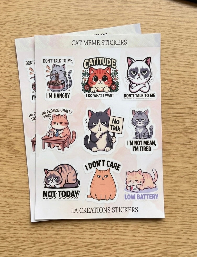 Cat Meme Stickers