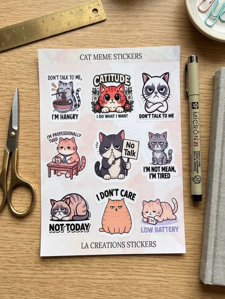 Cat Meme Stickers